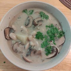 This is so flavorful and good,,
Cook time was about one hour
I'm not vegan, so I used regular milk and butter. 

I wouldn't recommend subbing butter completely for olive oil, I used half and half, and it gave it a lot more flavor.