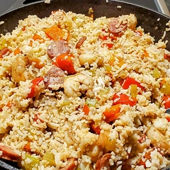 Sooo good! I was afraid the sausage would make it too hot for me but it was perfect and tasty!