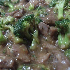 I didn't have the wine, or dark soy sauce, so I  used seasoned rice wine vinegar, and am extra tsp of regular soy.