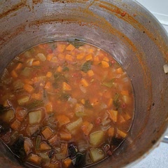 The kids almost went fisticuffs over it!! This is a great recipe that will be a staple till the weather warms up somewhat. 