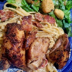 I'm on the fence. Hubby thought it was great, me? Thought it needs more spices
I'll give it another try. Maybe add some sun dried tomatoes and capers.