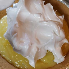 Fan favorite. Lemon filling is sweet and balanced by the fluffy meringue. I tend to use graham cracker crust for mine. Only issue is with weeping if made too early.