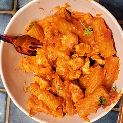 Really good but I think I'd add a few more seasonings an cook the chicken longer 
