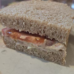 Made a regular sandwich with wheat sourdough and the tuna. Very good!