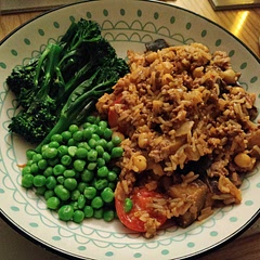 Tasty, added tomato and used coriander rather than parsley as had it available. 