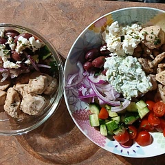 Very tasty! Easy enough but with a bit of prep. I made enough for 2, 1 for tonight & one for another day
