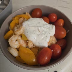 I liked it, used ol bay seasoning on the shrimp and added Dill to the yogurt 😋