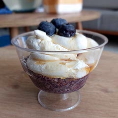 It's beautiful and healthy. But the taste is not something I'd bother myself to make again. It basically tastes like yogurt and maple syrup.