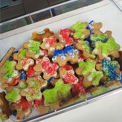 They were a total success at the office!! In one hour there were no more cookies.