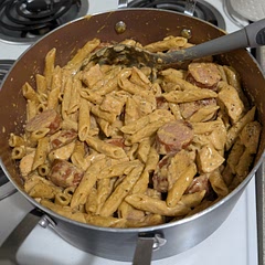 I added a little more Cajun seasoning but that's just because spice is loved in my house