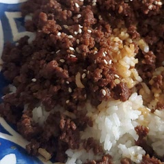 Had a pound of beef I needed to use, and this was perfect! Really quick and easy, very flavorful. Might add a little Sriracha and lime next time since it's on the sweet side, but I'll definitely make this a go-to for our rice loving household.