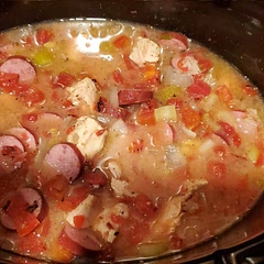Very tasty. Next time I would omit the rice and add cooked rice to the bowl separately. Adding it made the texture sticky and dry.