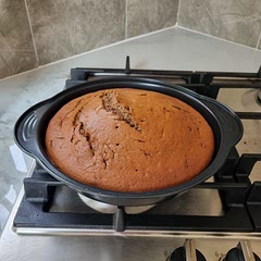 First simple cake recipe that was actually simple and good! Mega fan of this! Tastes great and very easy to follow. I made mine chocolate instead. Does well in the fridge too.