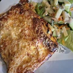Serving sizes were huge but another very nice meal