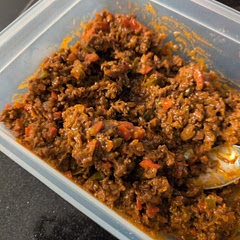 Added grated carrots, smoked paprika, and used unsalted beef stock instead of water