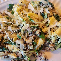 This was much better tasting than I anticipated! We substituted Parmesan for the Mozzarella. I'll certainly have this again!