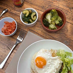 Delicious. Served as banchan with kimchi and cucumber