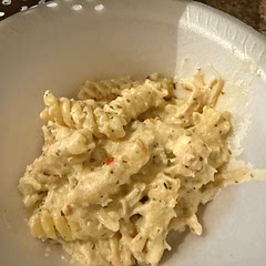 This is really good and full of flavor! It is a tad bit spicy. I think it’s the sauce that the store substituted. But everyone still likes it.