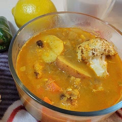 Took all afternoon and I dirtied every dish I own, but soup tastes great and I have enough to last half the week. If you aren't a fan of curry then its not for you. 