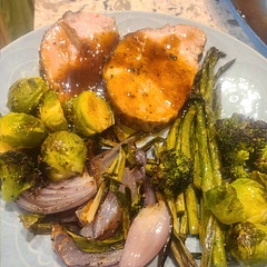 Easy but time consuming. Prep everything in advance. Sauce tastes amazing on the roasted veggies.