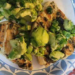 Loved it! Great idea for a quick, weeknight supper. I added jalapeño slices and green onion to the salsa and finished the extra with some corn tortilla chips. 