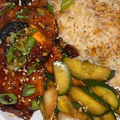 Love this recipe. I personally like to add sesame oil to the marinade. I used a teaspoon. Korean cucumber salad makes a great side as well. 