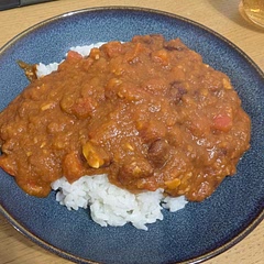 My photo doesn't look great - I think I accidentally overcooked the sweet potato so it turned into a bit of a mush! However, it was really delicious, very filling and had lots of flavour. It didn't have enough of a kick for me so I added some sriracha, and it went great with vegan cheese. Would definitely make it again!