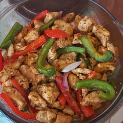 I added more spices and herbs as on the recipe, came out soft and juicy, did not add the broccoli tho. But will be making it in a wrap with a sauce.