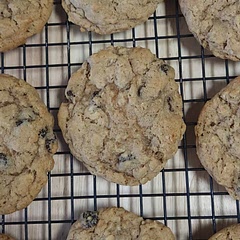 Excellent! Slightly flattened cookie dough after using cookie scoop, baked 11 minutes. So chewy! Trust the process, follow the instructions.