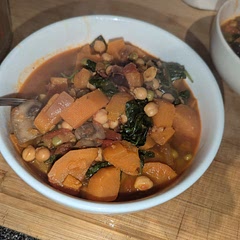 Added some peas and mushrooms for more veggies.
