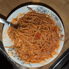 Mixed in some cheddar cheese at the end to make it more creamy.