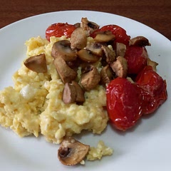 Scrambled instead of omelet