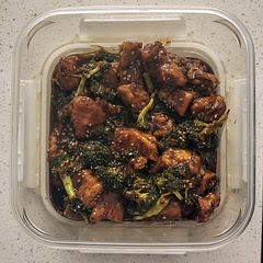 This was really good! I doubled the sauce because I wanted it saucey, and I roasted the broccoli in the oven instead of steaming. Served it on rice and it was great, very flavorful!