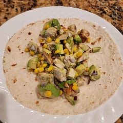 Made the recipe as written and enjoyed it very much. I had it in a wrap and my wife enjoyed it with some rice and fresh salsa. Very fresh flavor. Thanks!