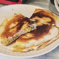 I over cooked it a little and used a bit of a wrong cheese but it still came out delicious 