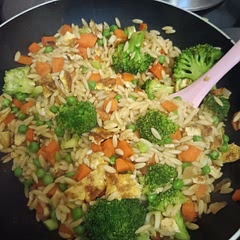 Tasty, quick and relatively easy to make. The ingredients list is incorrect though. I didn't use chickpeas but did use eggs (as per instructions). 