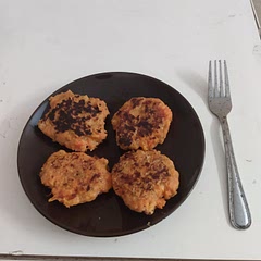 The sweet potato patties were very tasty, to be honest. Perfect for lunch time, too!
