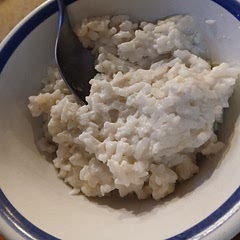 Added a splash of vanilla and ground cinnamon to finish. Perfect texture and just the right sweetness for my taste. Served it with a bit of cinnamon sugar for those who prefer it sweeter. 