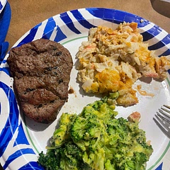 It turned out amazing. Never made the chips like this before but wow super easy and no salt. Paired well with filet and broccoli