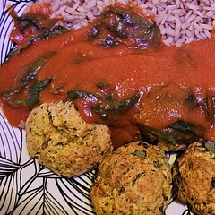 Great! Served with rice and a quick tomato and sweet potato sauce. Will make again, but will bump up the flavour with a little more garlic and spices.
