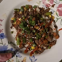 This was really good! I added hot sauce and some veggies to mine 