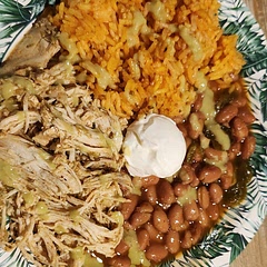 Chicken is so good and moist. We only cooked it for 3 hours on high using chicken breasts and it was nice and moist.