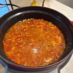 Used fire roasted tomatoes