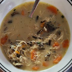 Pretty good!  I added about a quarter cup of white white.  The rice give it an interesting taste.  Might try basmati rice next time.  