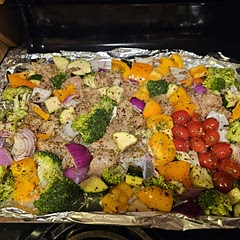 Super easy,  plenty of leftovers.  Doubled the marinade. 