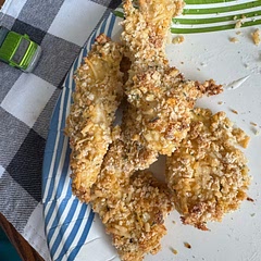 It’s always a win when my son will eat my cooking. I enjoyed with honey mustard and he enjoyed with ranch. I kind of fudged the instructions, but turned out good!