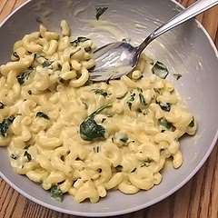 Added spinach for color.
