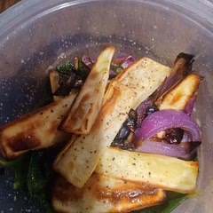 Excellent flavor blend. I air fryed the vegetables and mixed the salad up before work. 
