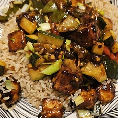 Quick and tasty and a good recipe for using cupboard basics. We added extra veg to bulk it out.