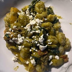 Really enjoyed this …used pesto from a jar. Will make again 🙂